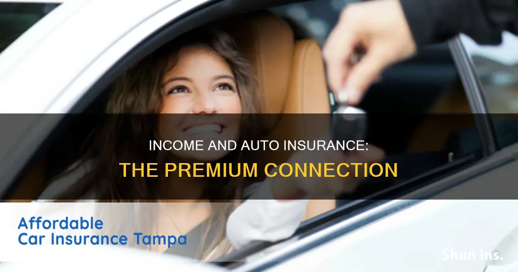 does you income affect your premium auto insurance