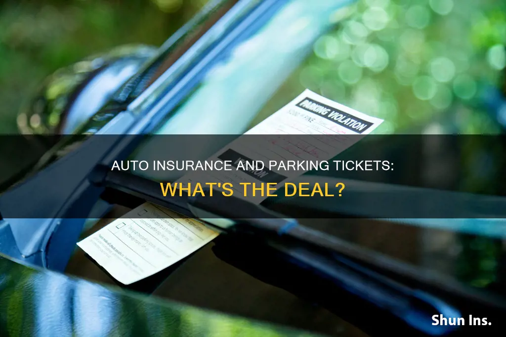 does your auto insurance for parking tickets