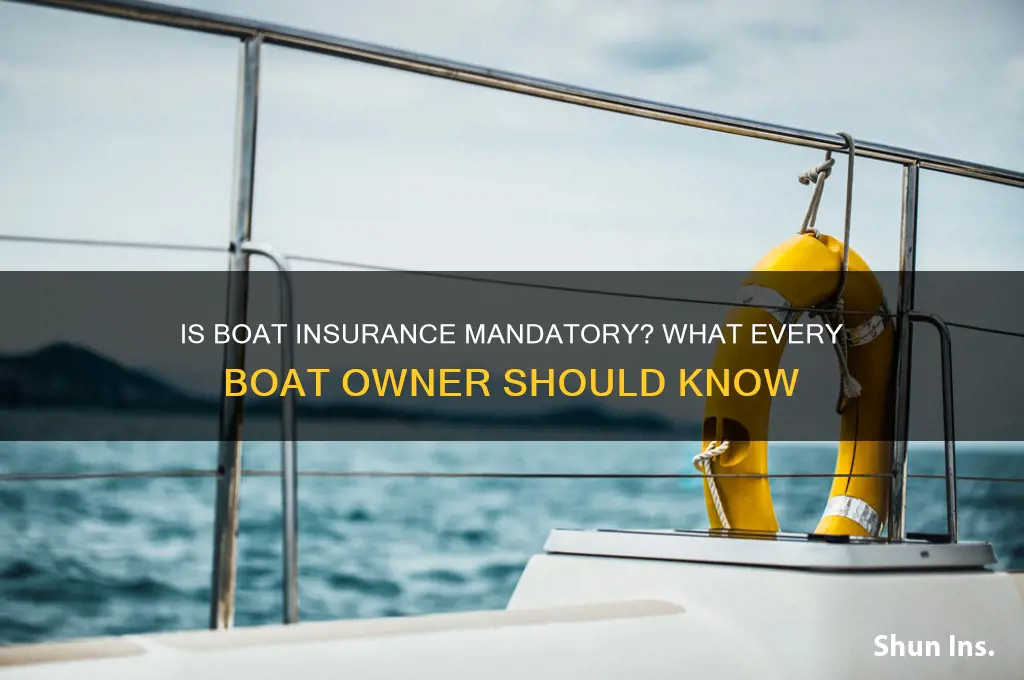does your boat have to be insured