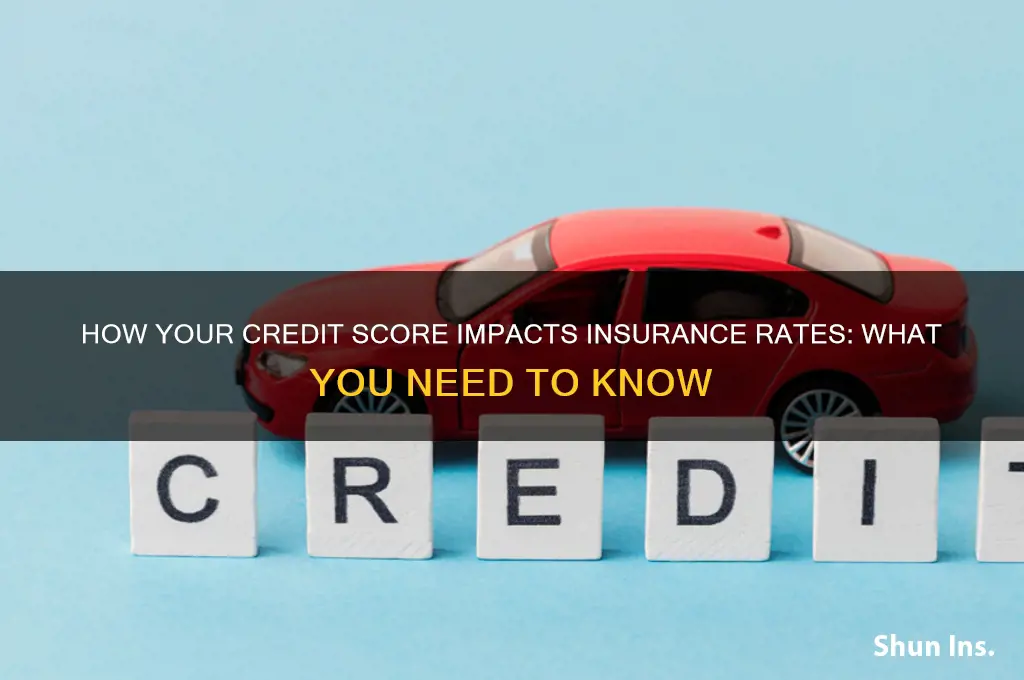 does your credit score increase your insurance