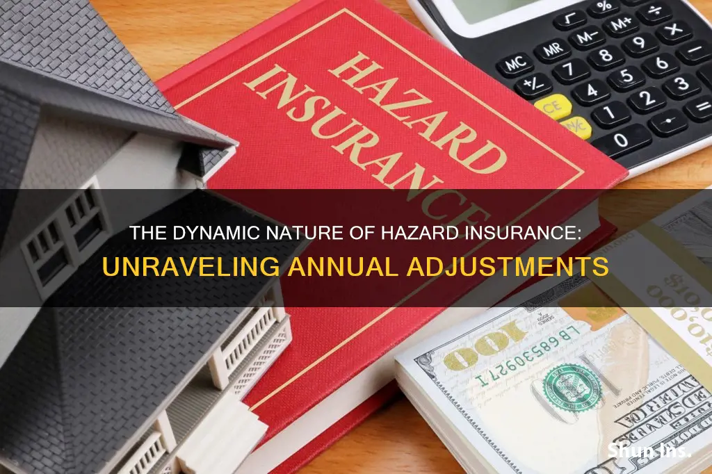 does your hazard insurance change every year