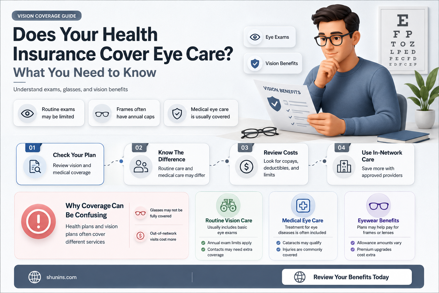 are eye insurance included in health insurance