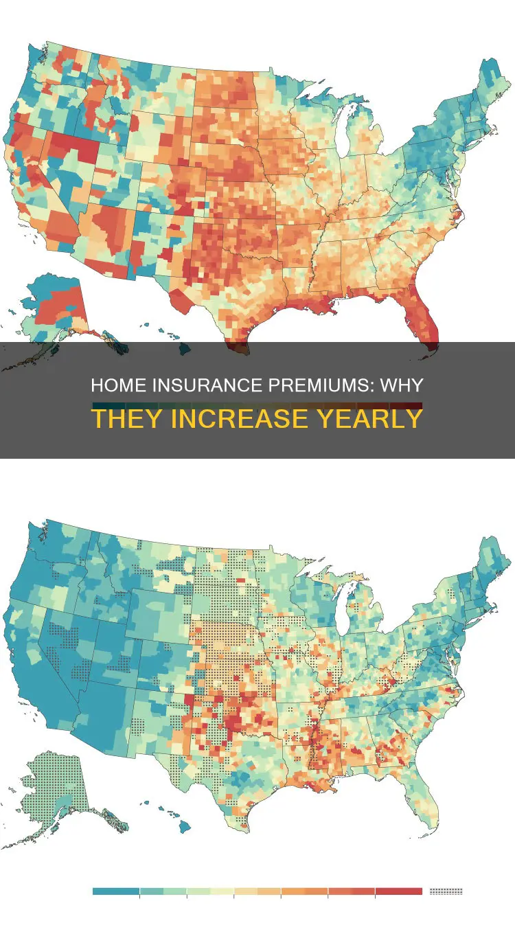 does your homeowners insurance go up every year