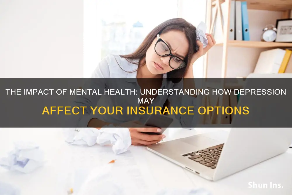 does your insurance change if you have depression