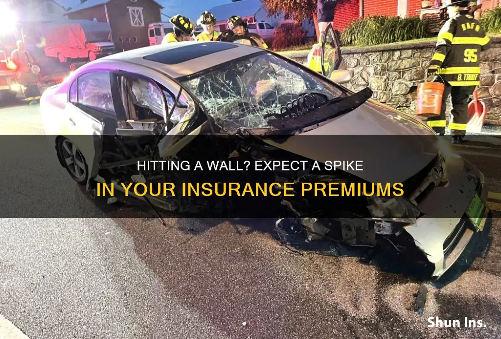 does your insurance go up if you hit a wall