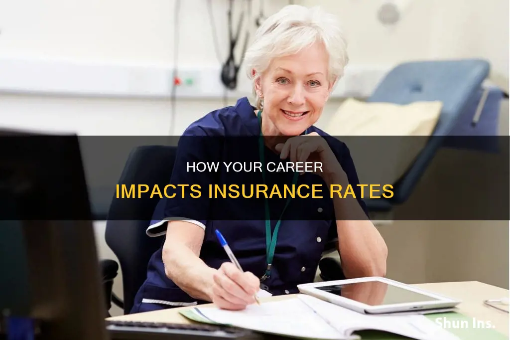 does your profession effect insurance rates