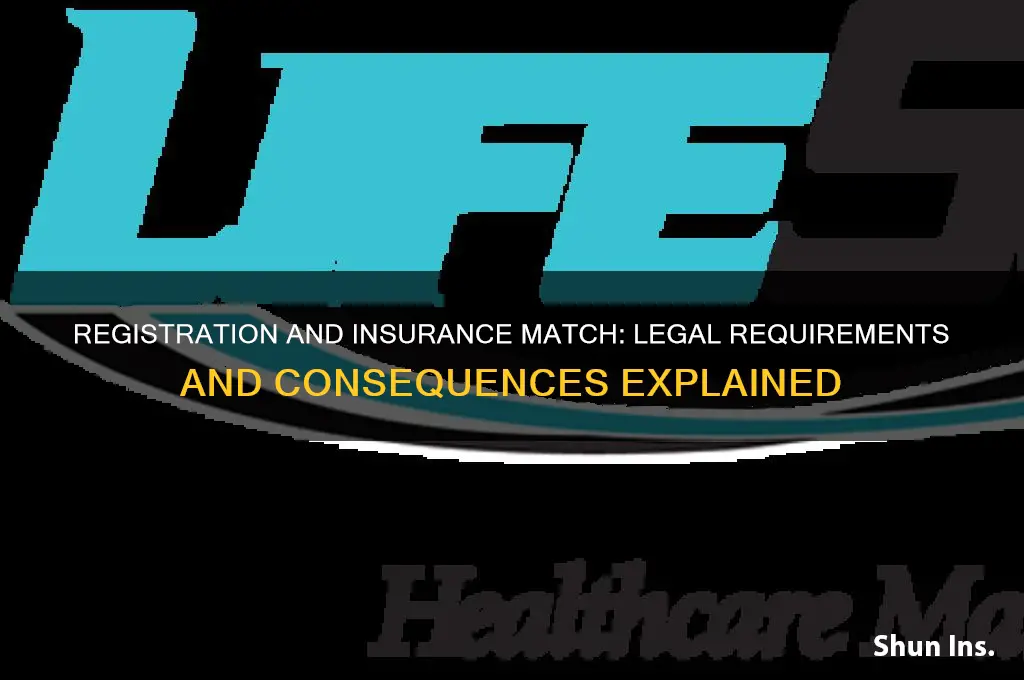 does your registration and insurance have to match