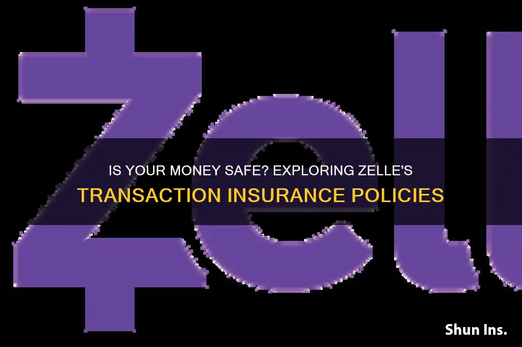 does zelle insured transactions
