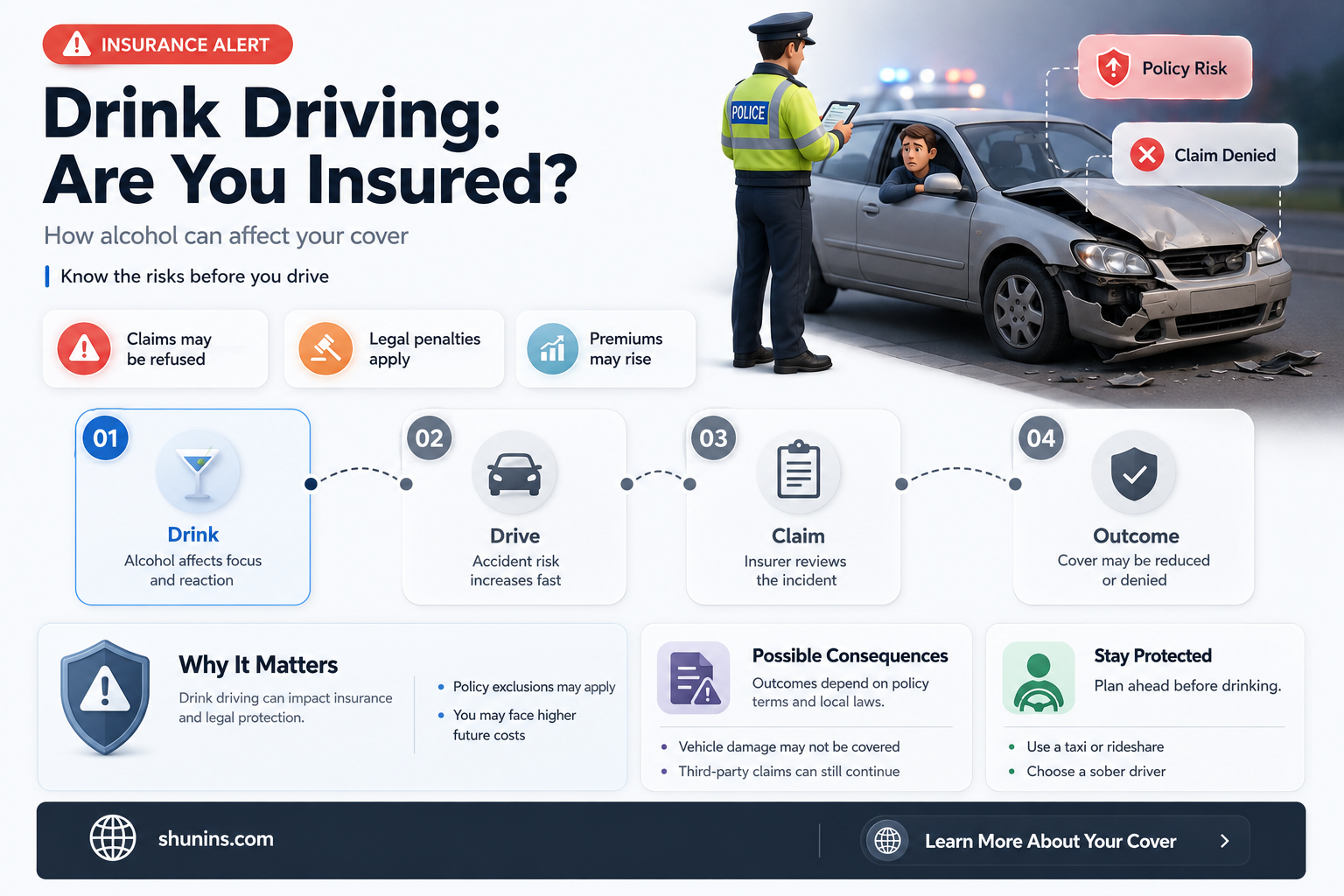 are drink drivers insured