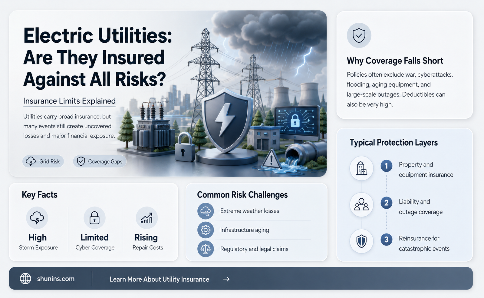 are electric utilities insured