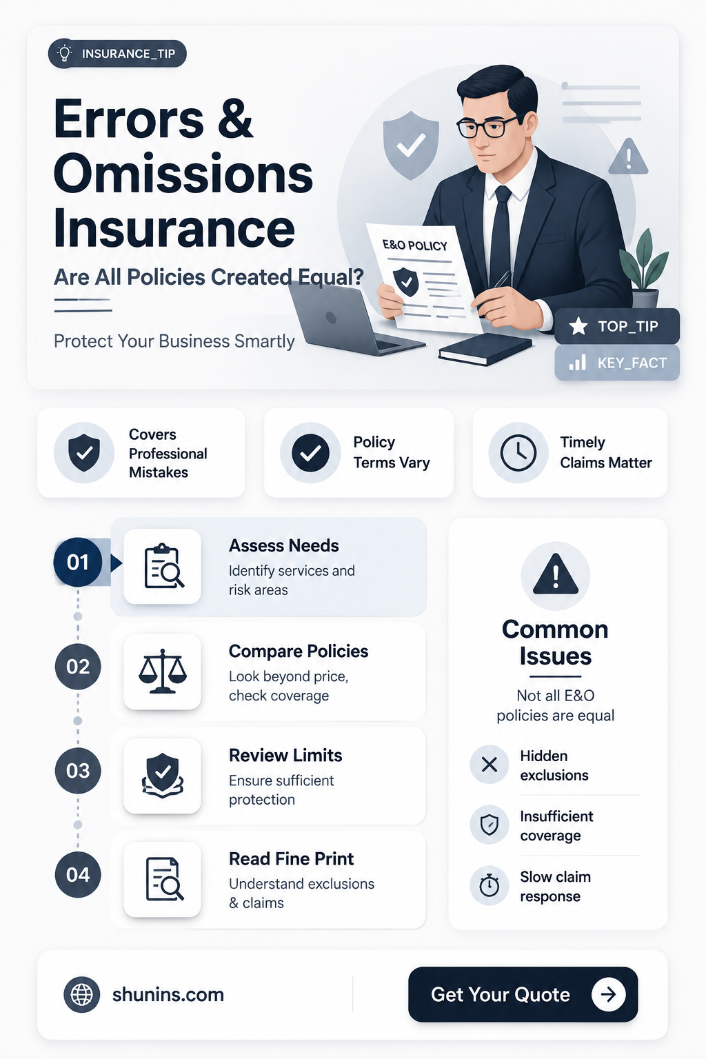 are all errors and omission insurance the same