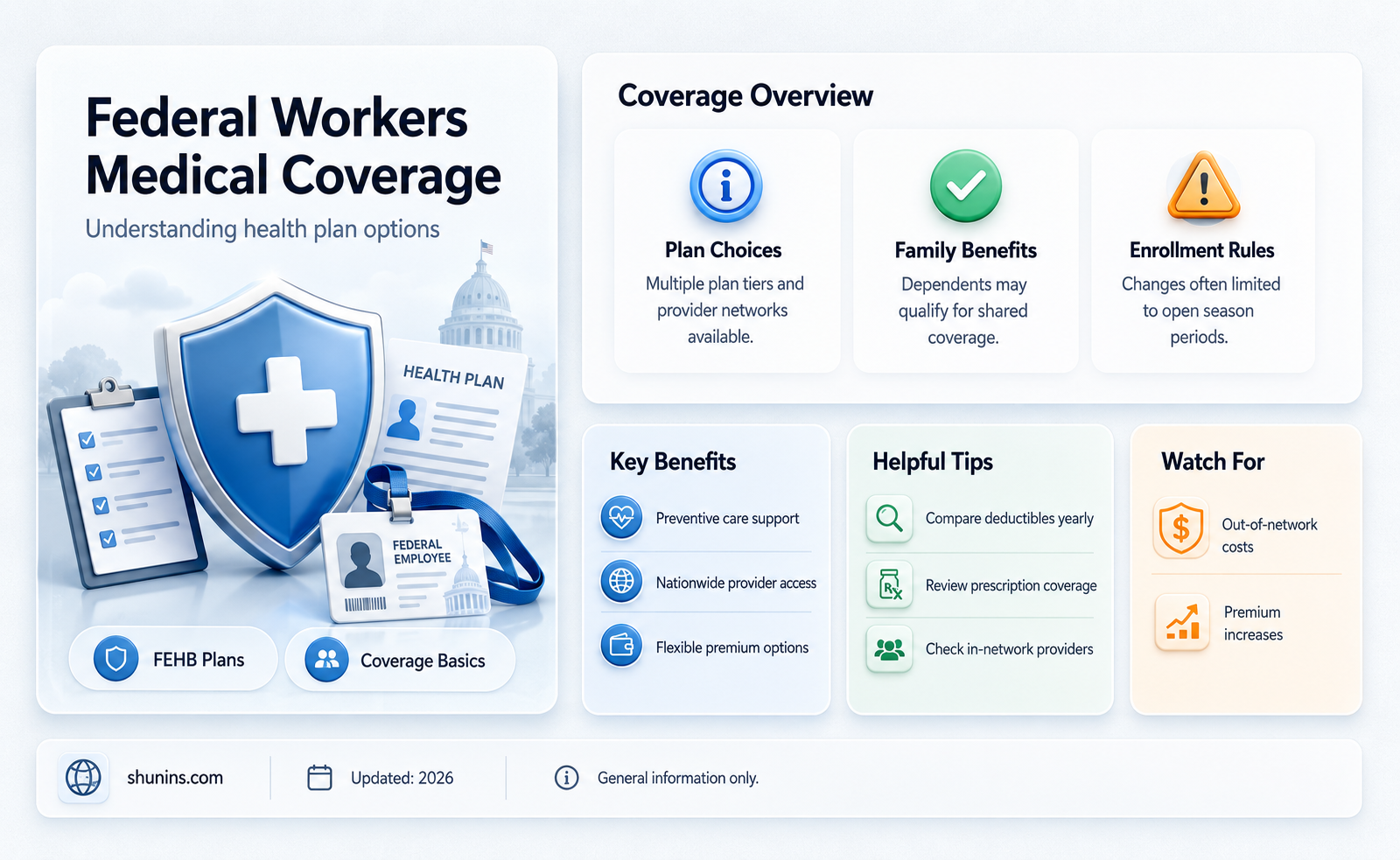 are federal workers on medical insurance
