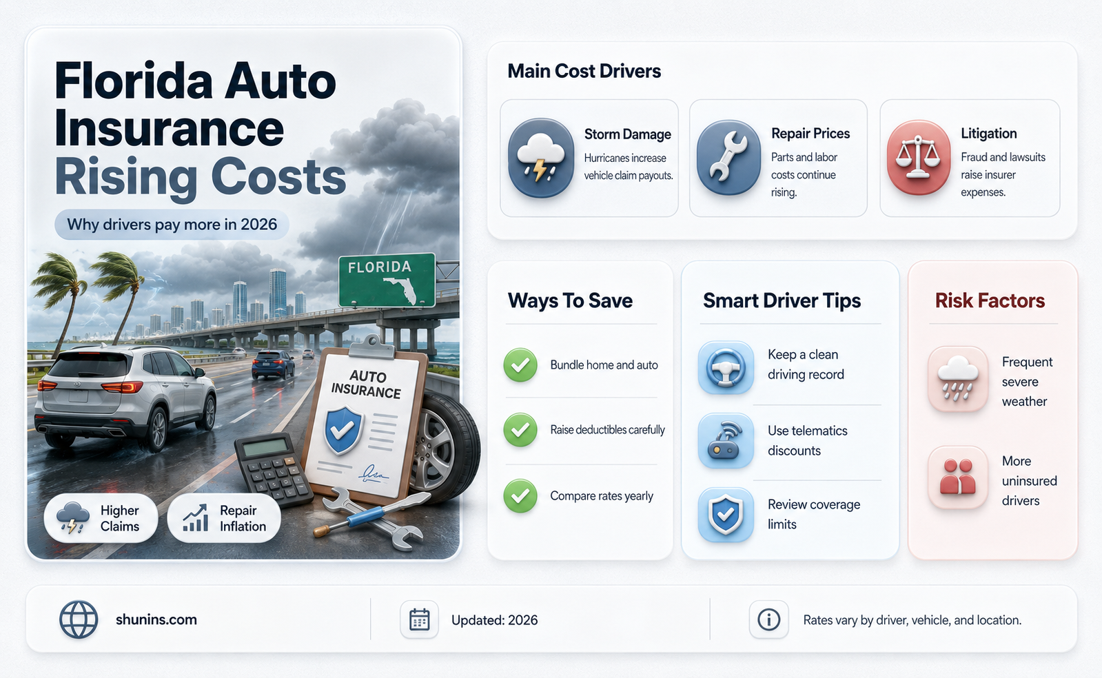are florida auto insurance policies increasing