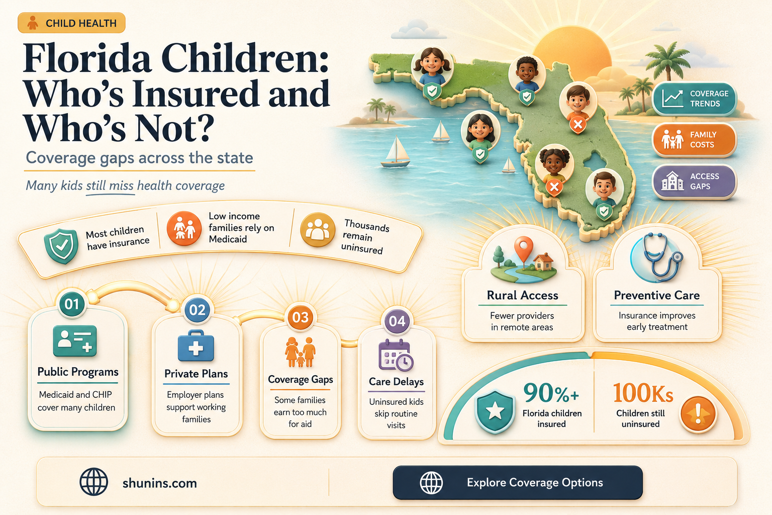 are florida children insured
