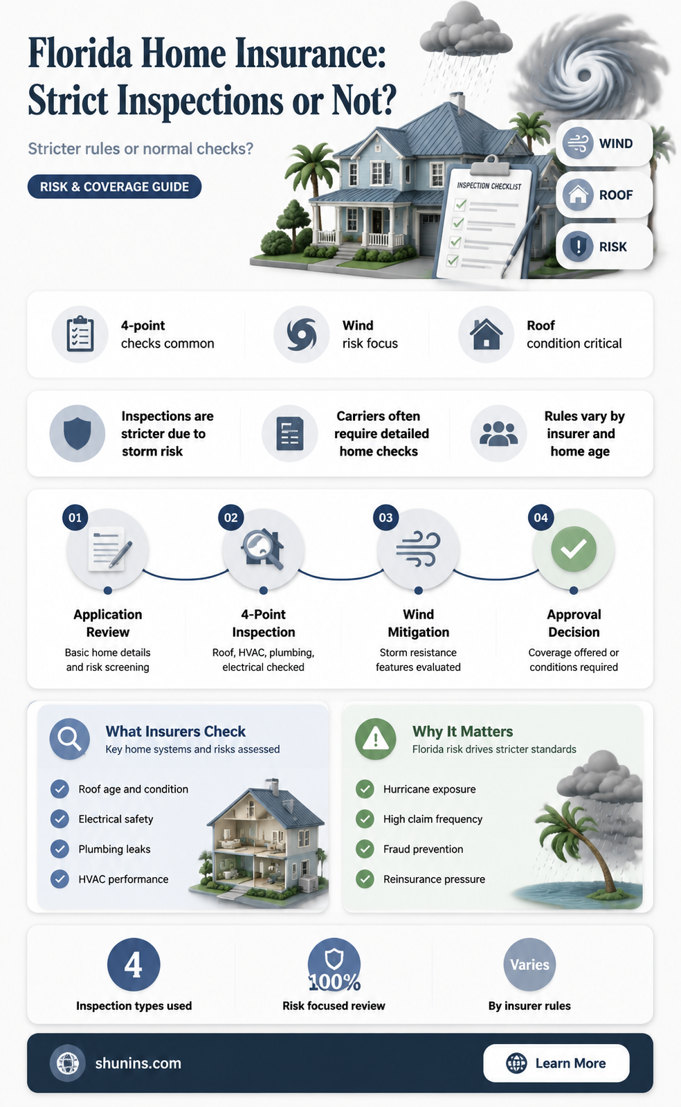 are homeowners insurance inspections strict in Florida
