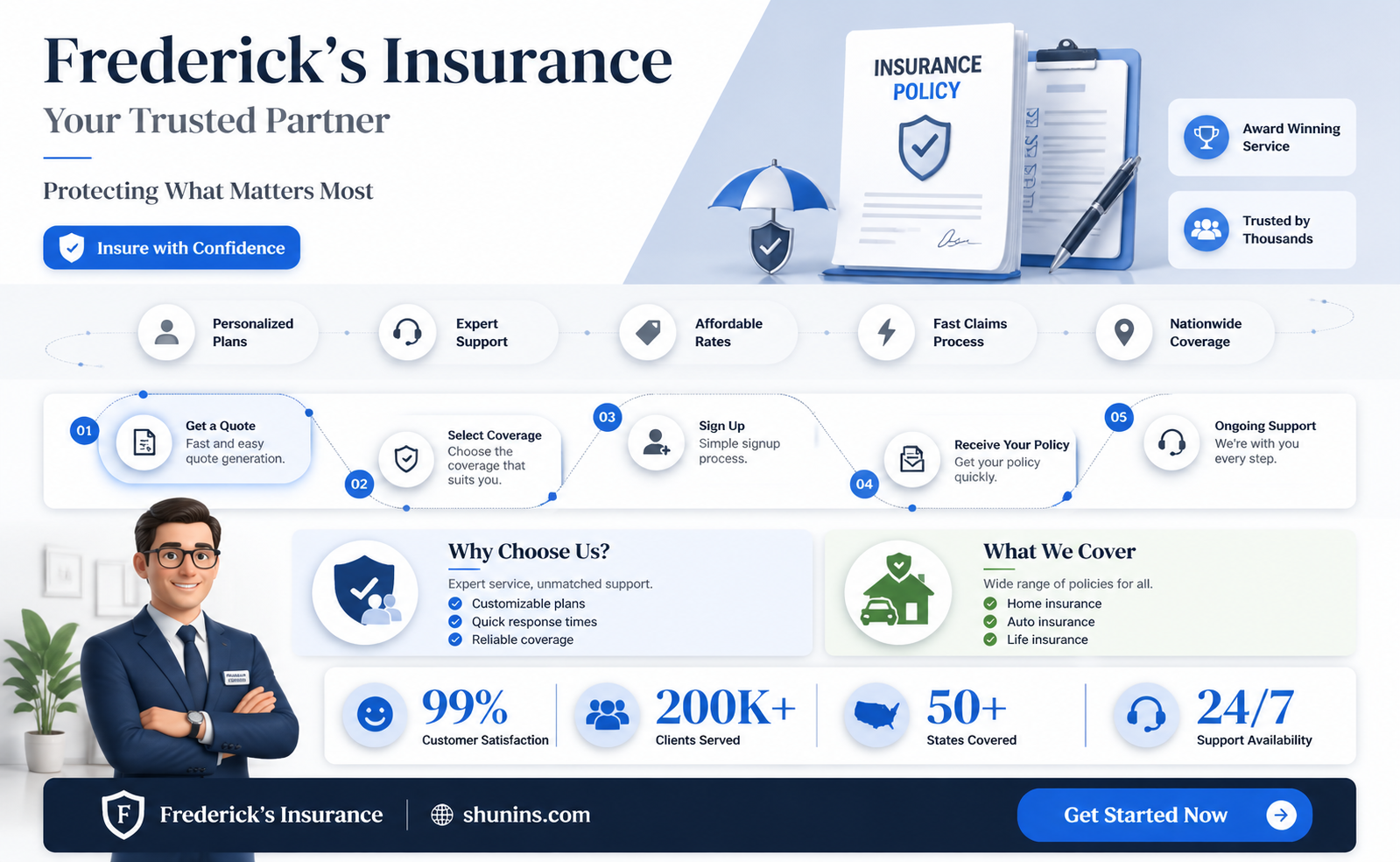 am fredericks insurance