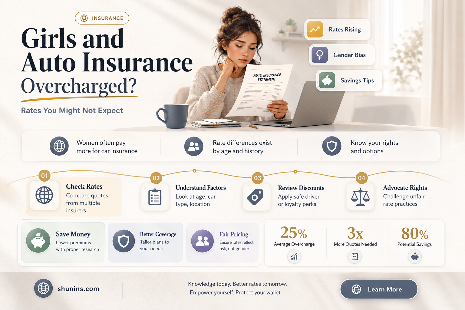 are girls charged more for auto insurance