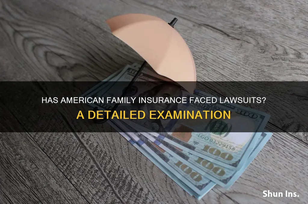 has amercian family insurance ever been sued