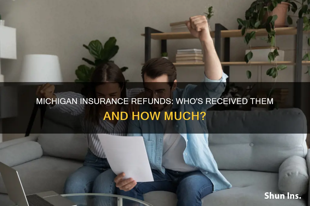 has anyone received michigan insurance refund