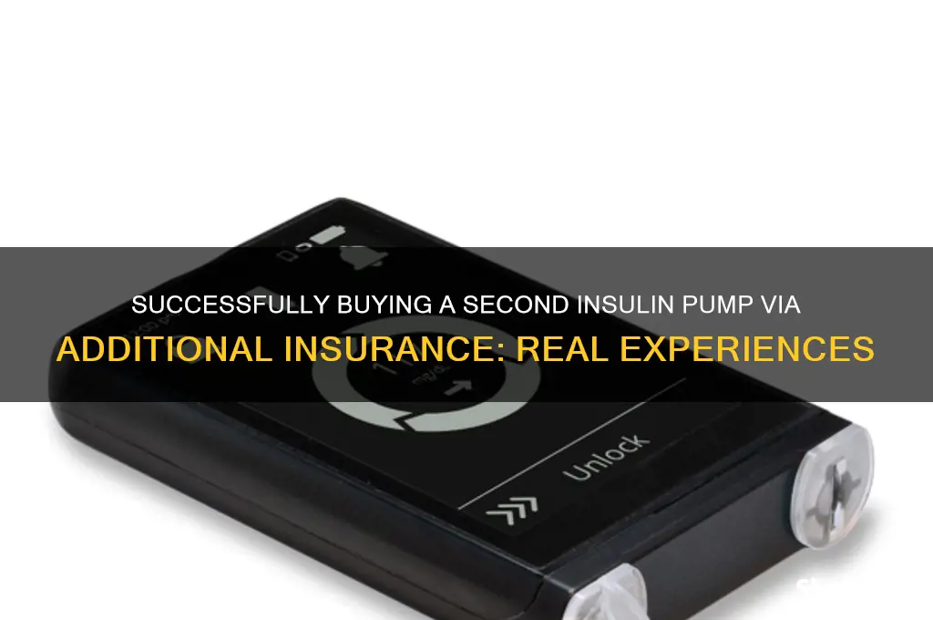 has anyone successfully purchased another insulin pump through second insurance