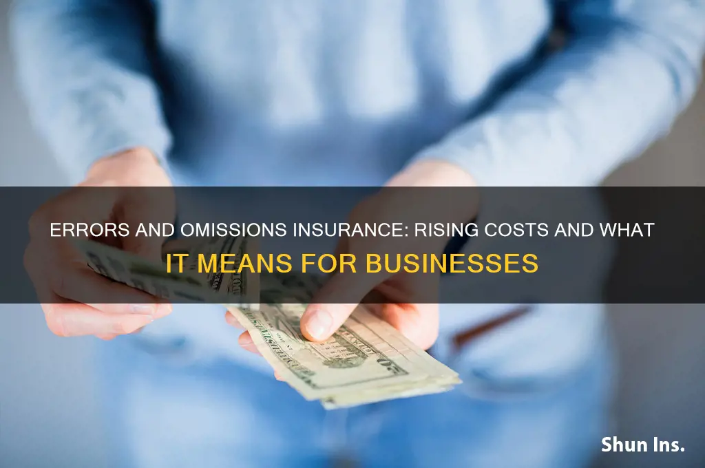 has errors and omissions insurance increase