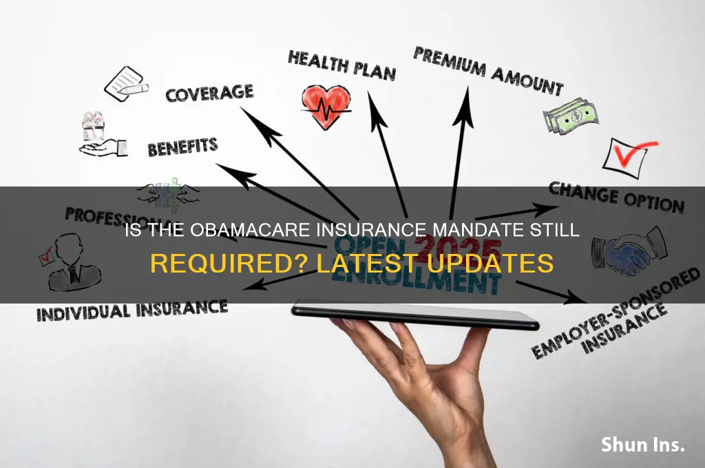 has the insurance mandate been lifted from obamacare