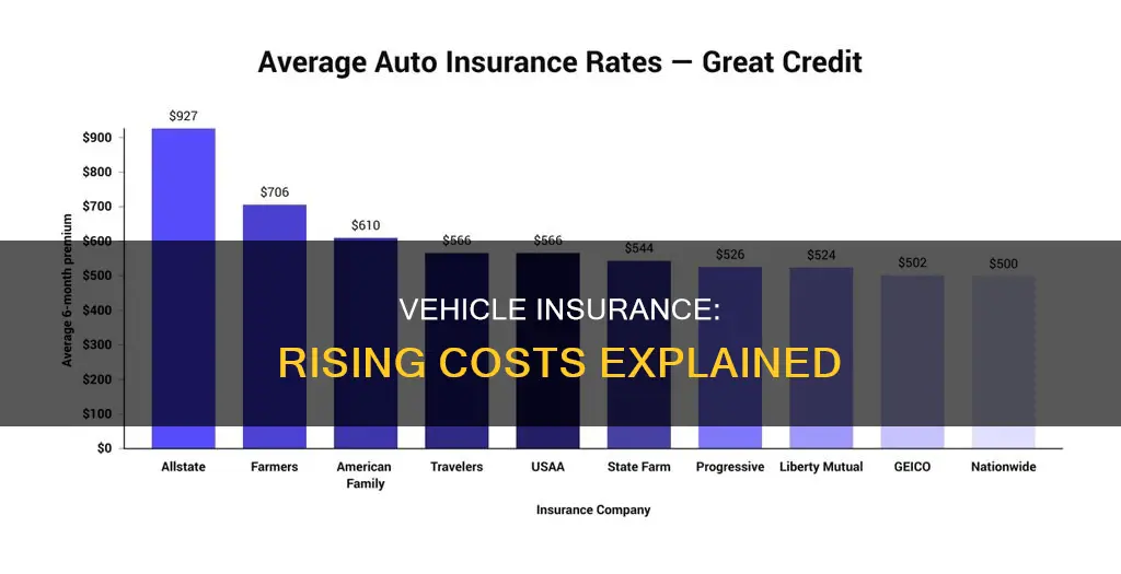 has vehicle insurance gone up