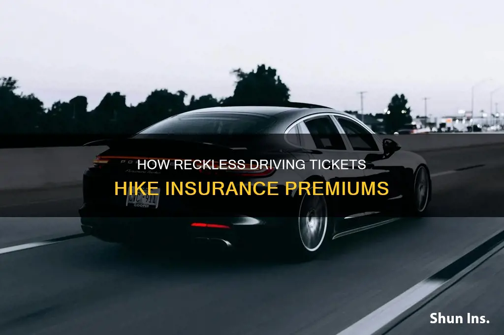 have a reckless driving ticket impact on insurance