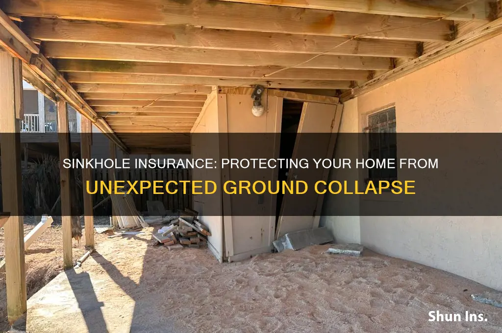 have a sinkhole with sinkhole insurance