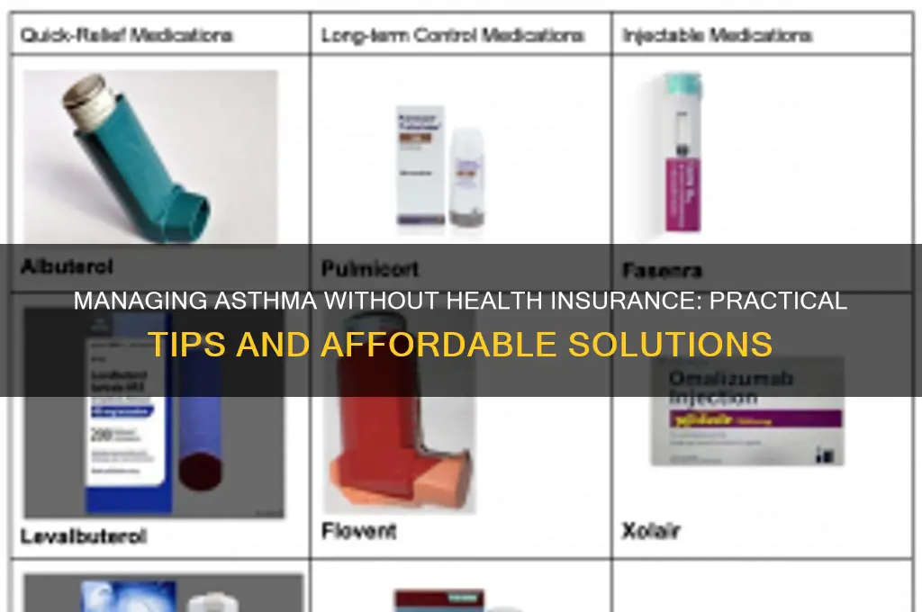 have asthma no health insurance