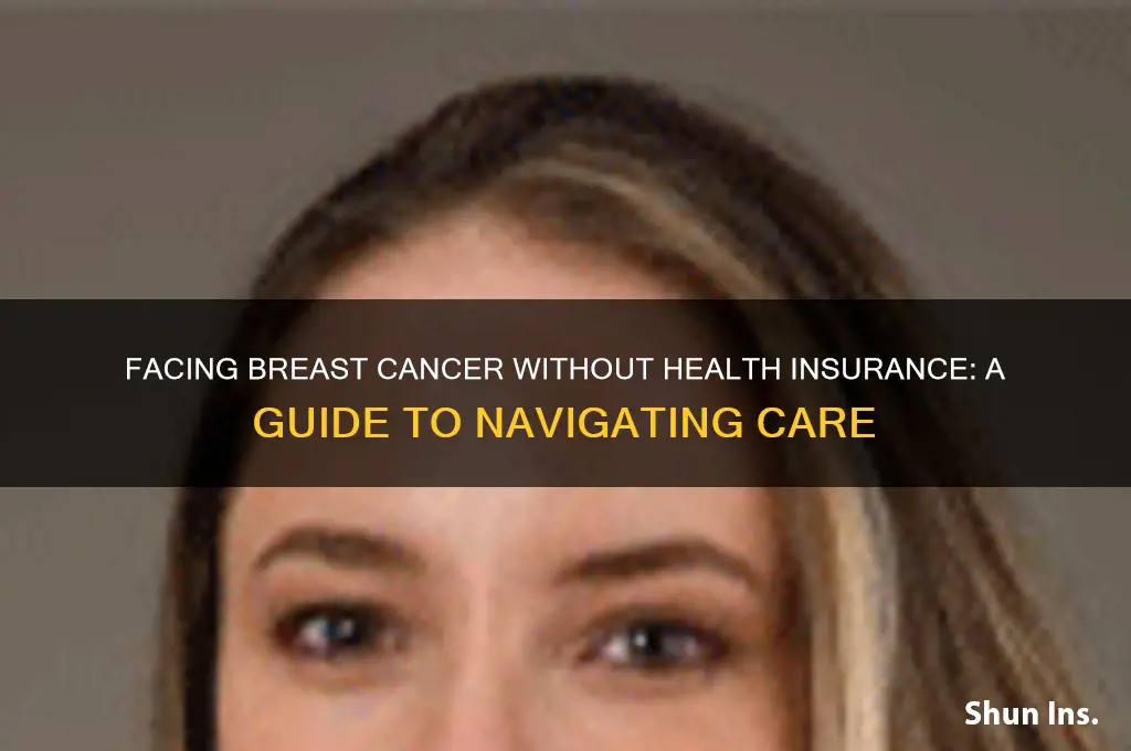 have breast cancer no health insurance