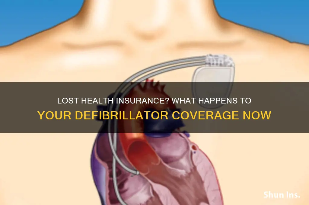 have defibrillator lost health insurance