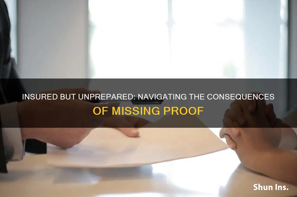 have insurance but no proof