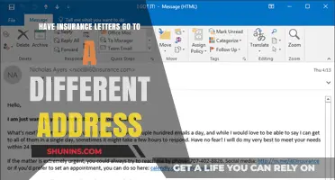 Redirect Insurance Letters: A Different Address