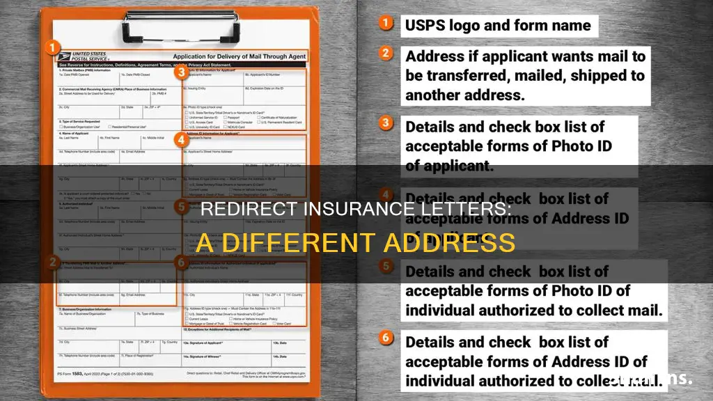 have insurance letters go to a different address