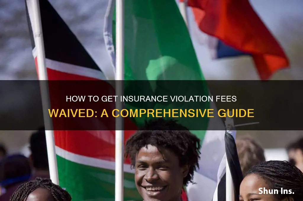 have insurance violation fees waived