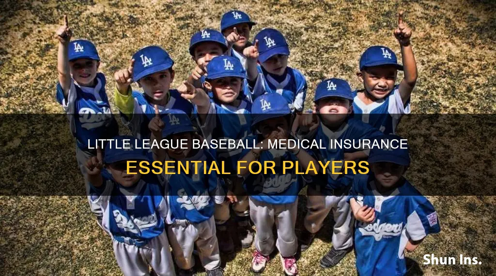have to have medical insurance to play little league baseball