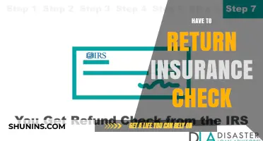 Returning Insurance Checks: What You Need to Know