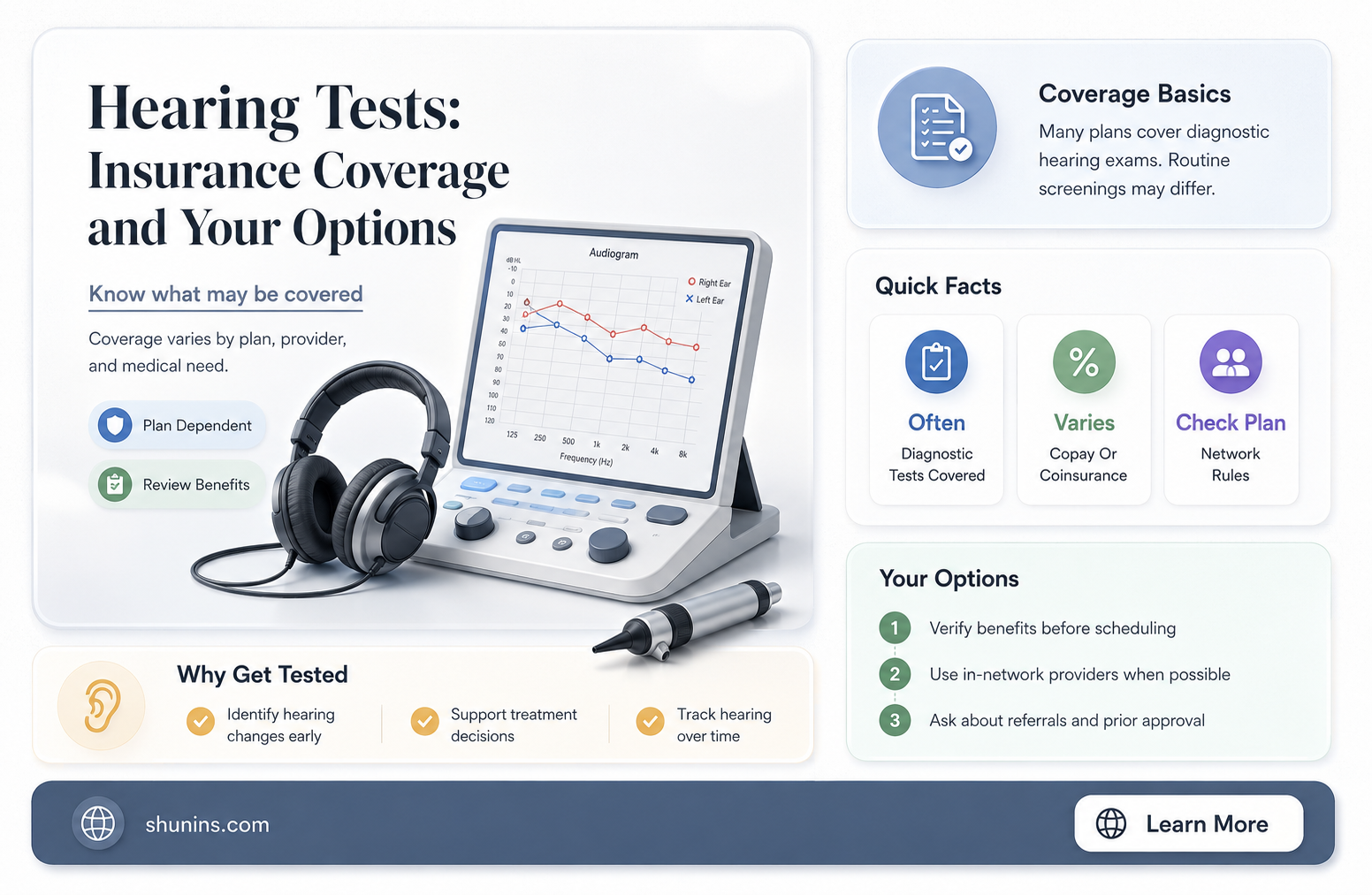 are hearing test coverd by insurance