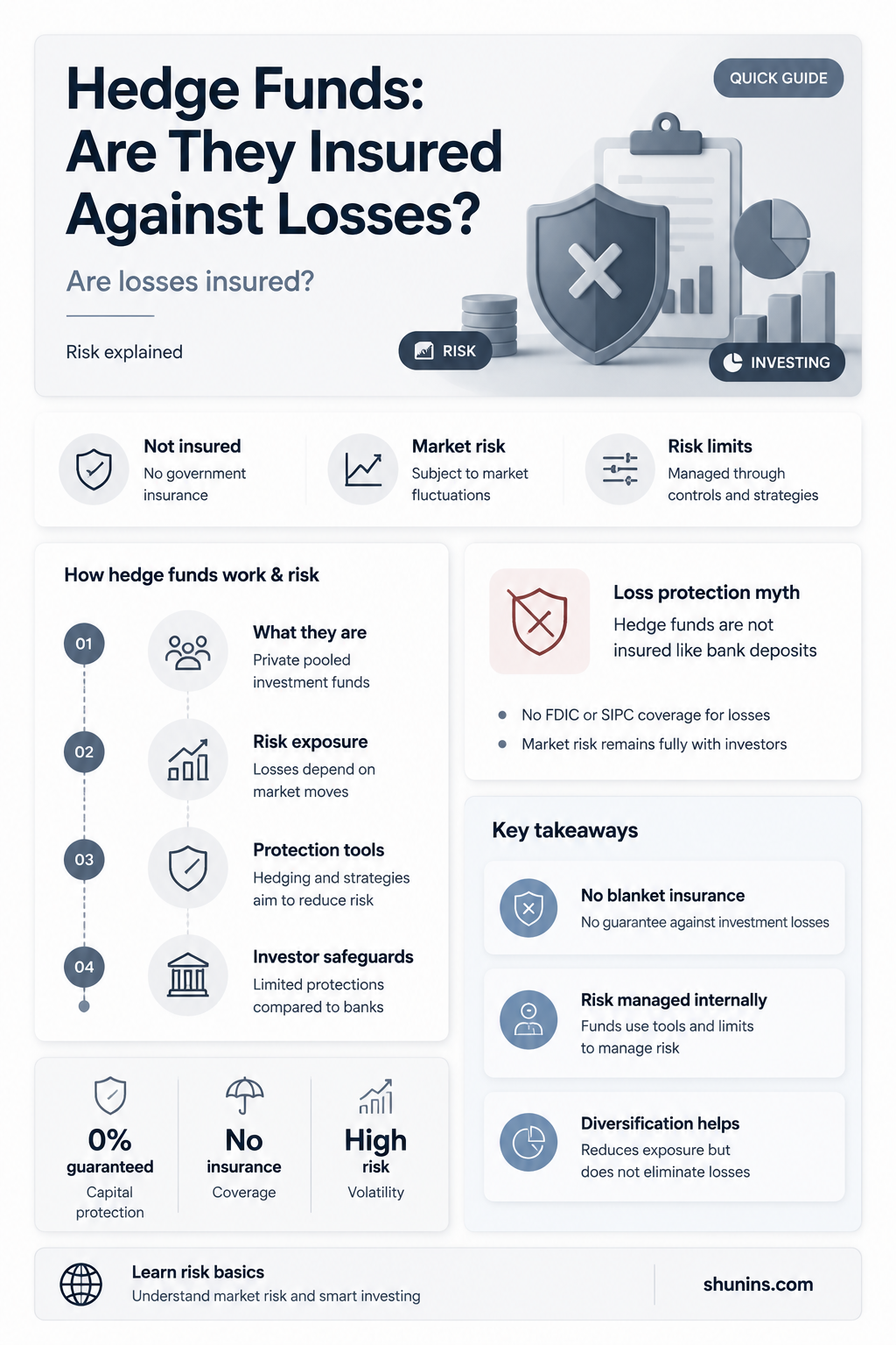 are hedge funds insured