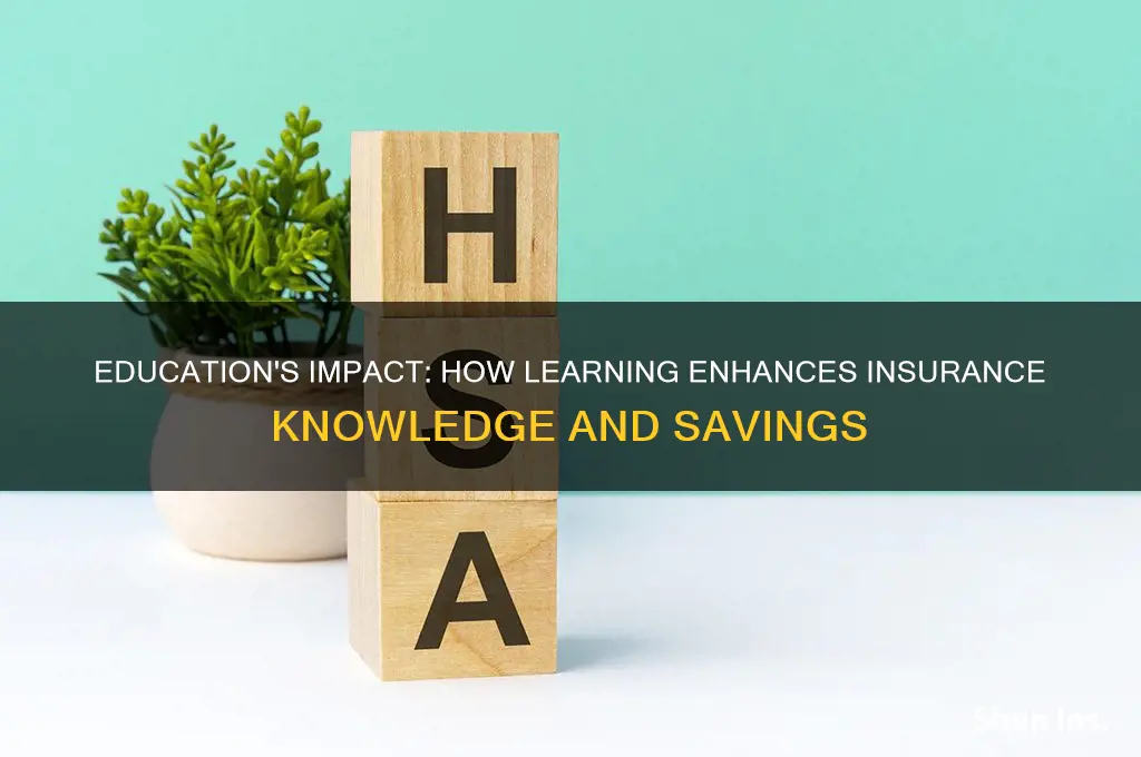 how a better education helps with insurance