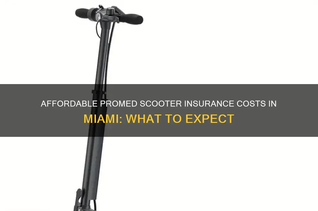 how a promed costof insurance scooter in miami