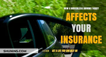 The Impact of a Reckless Driving Ticket on Insurance
