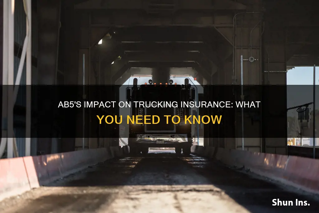 how ab5 is affecting trucking insurance