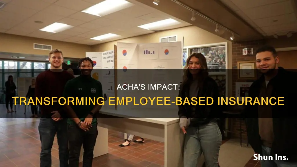 how acha affect employee based insurance