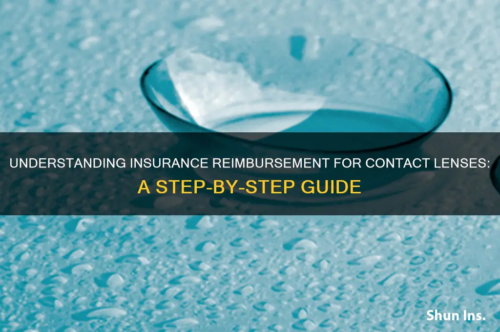 how am i reimbursed from insurance for contact lens