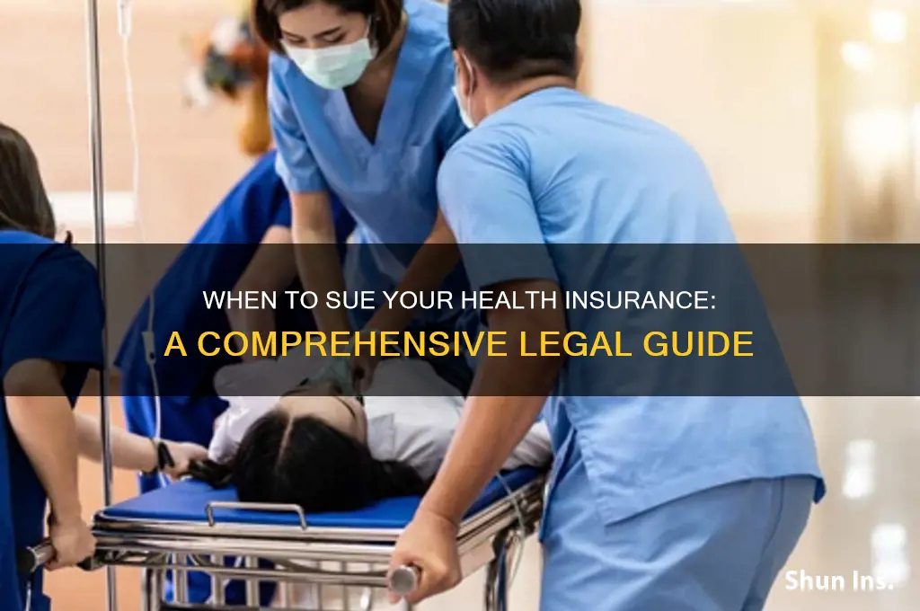 how and when to sue your health insurance co