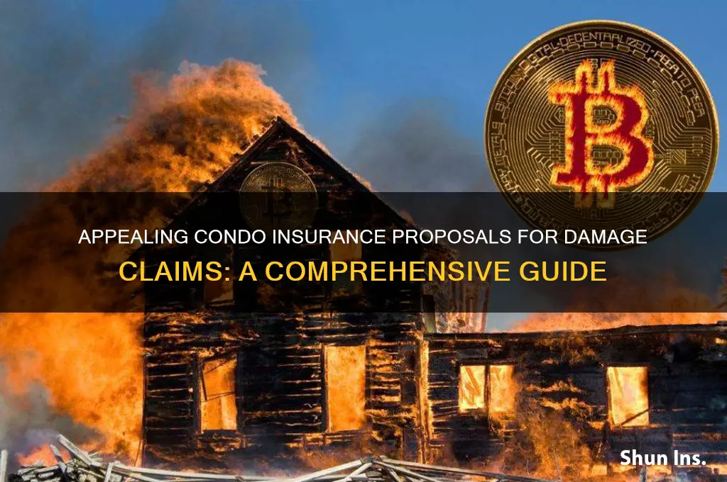 how appeal condo insurance proposal for damages