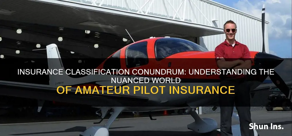 how are amateur pilots normally classified in terms of insurance