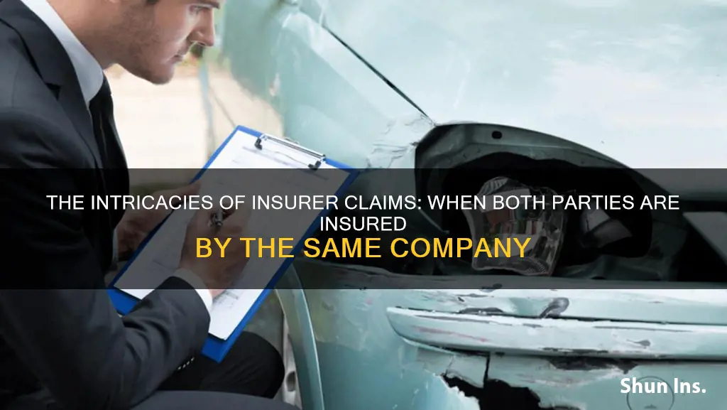 how are auto claims handled between same insurance company